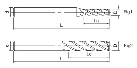 超微粒长刃立铣刀4FLUTES-标兵传动网